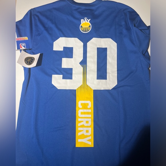 Ultra Game NBA Golden State Warriors - Stephen Curry Mens Active Tee Shirt - Picture 4 of 13